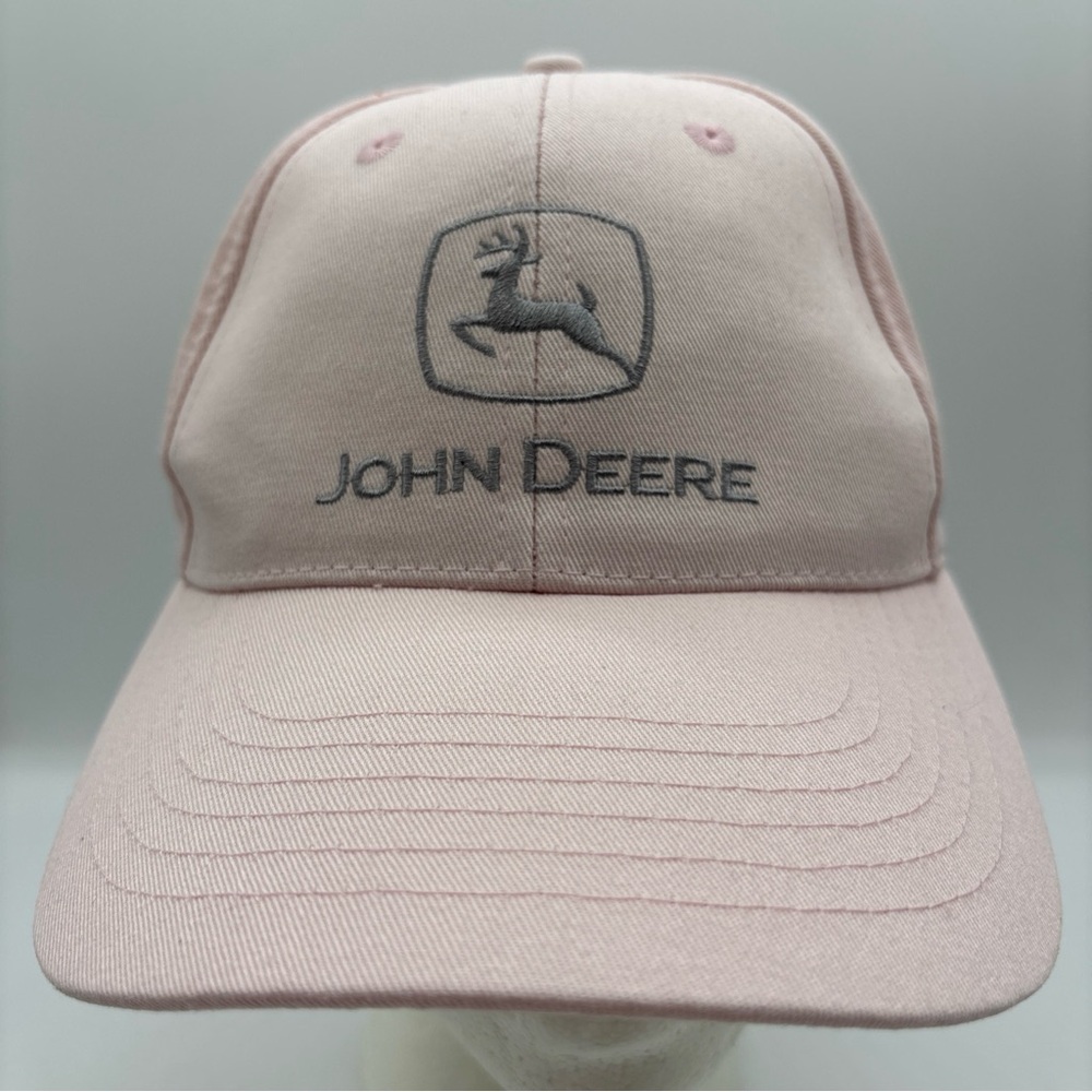 John Deere Authentic Women’s K-Products Headgear Pink/Gray SnapBack Baseball Hat